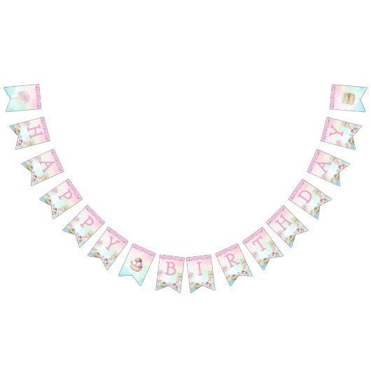 Ice Cream Birthday Vlaggetjes (Alle)