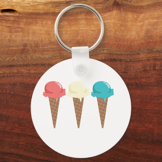 Ice Cream Border Sleutelhanger (Voorkant)