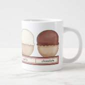 Ice Cream Bowl met handvat Grote Koffiekop (Rechts)