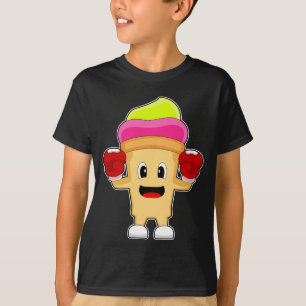 Ice cream Boxer Bokshandschoenen Boksen T-shirt
