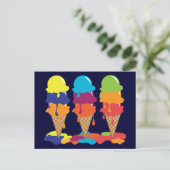 Ice Cream Briefkaart (Staand voorkant)