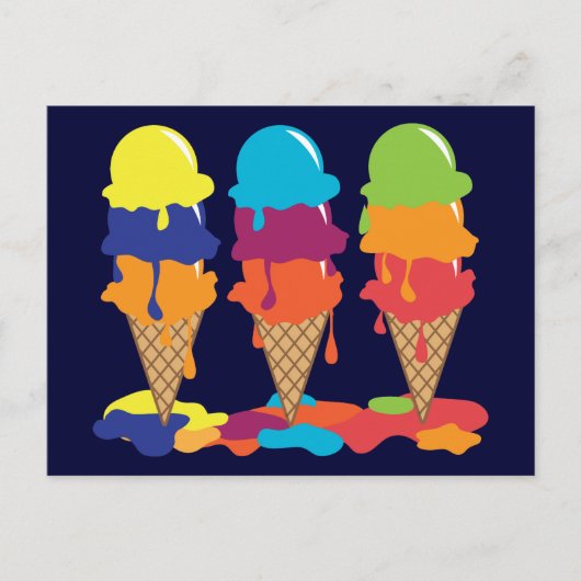 Ice Cream Briefkaart (Voorkant)