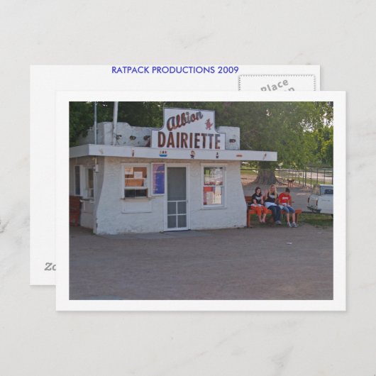 ICE CREAM BRIEFKAART (Voorkant / Achterkant)