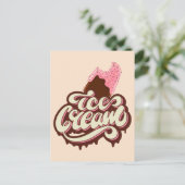 Ice Cream briefkaart (Staand voorkant)