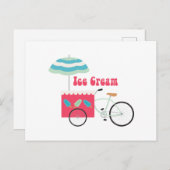 Ice Cream Briefkaart (Voorkant / Achterkant)