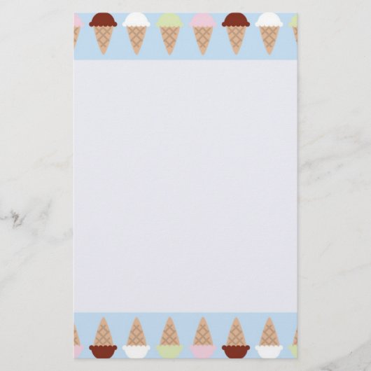 Ice Cream Briefpapier (Voorkant)