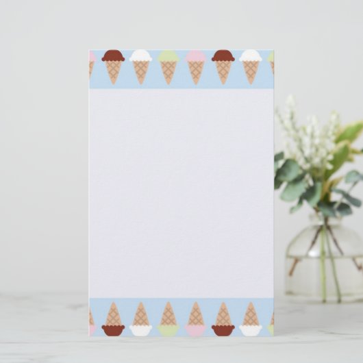 Ice Cream Briefpapier (Staand voorkant)