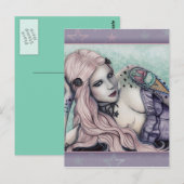 Ice Cream bubblegoth Tattoos Girl pastel briefkaar Briefkaart (Voorkant / Achterkant)