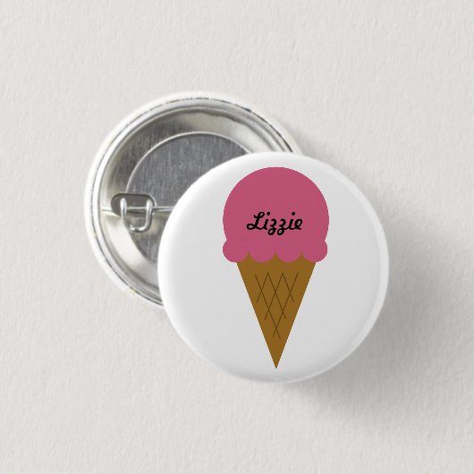 Ice Cream Button (Voorkant /achterkant)