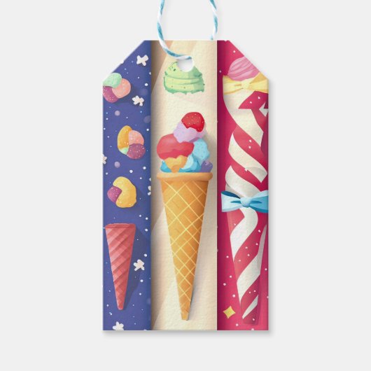 Ice Cream Cadeaulabel (Voorkant)