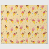 Ice Cream Cadeaupapier (Vlak)