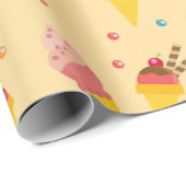 Ice Cream Cadeaupapier (Rol Hoek)