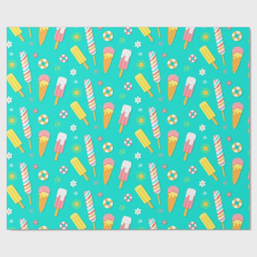 Ice Cream Cadeaupapier (Vlak)