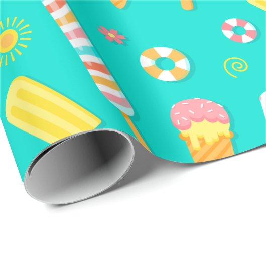 Ice Cream Cadeaupapier (Rol Hoek)