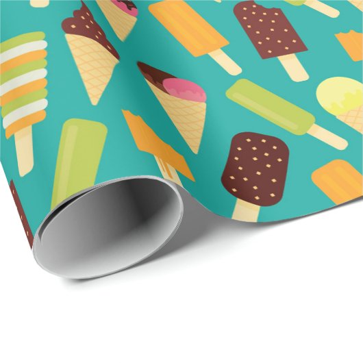 Ice Cream Cadeaupapier (Rol Hoek)