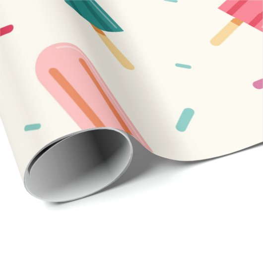Ice Cream Cadeaupapier (Rol Hoek)