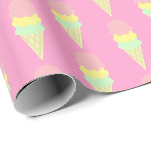 Ice Cream Cadeaupapier (Rol Hoek)