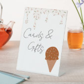 Ice Cream Cadeaus en Kaarten Reclamebord Met Voetstuk (Insitu)