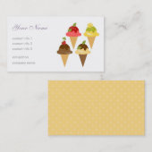 Ice-Cream Cafe Visitekaartje (Voorkant / Achterkant)