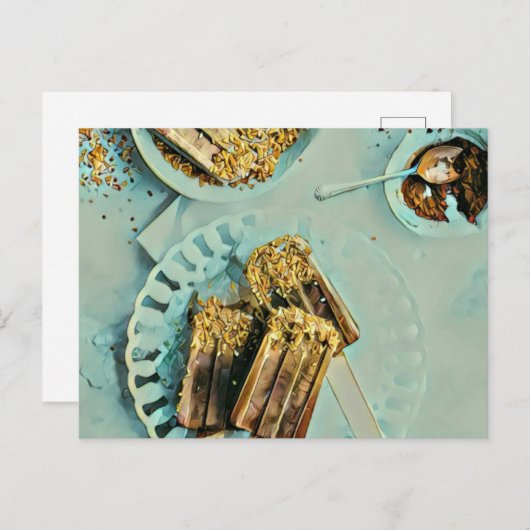 Ice cream cake briefkaart (Voorkant / Achterkant)