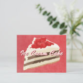 Ice Cream Cake Briefkaart (Staand voorkant)