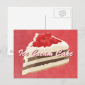 Ice Cream Cake Briefkaart (Voorkant / Achterkant)