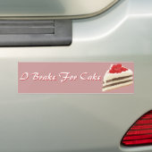 Ice Cream Cake Bumpersticker (Op auto)