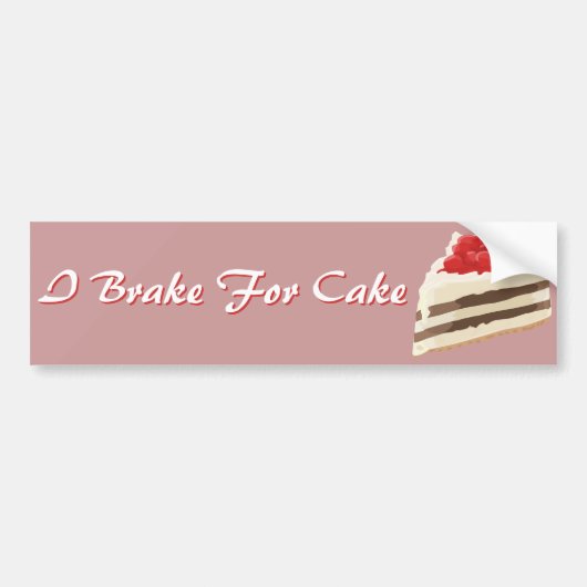 Ice Cream Cake Bumpersticker (Voorkant)