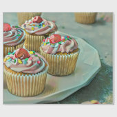 Ice cream cake cadeaupapier (Vlak)