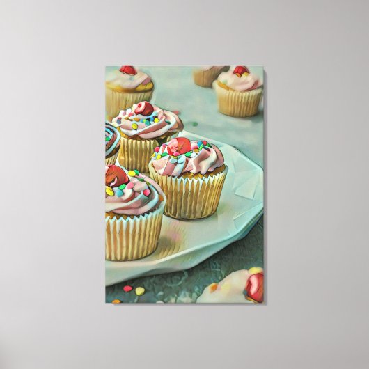 Ice cream cake canvas afdruk (Voorkant)
