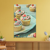 Ice cream cake canvas afdruk (Insitu (Woonkamer))