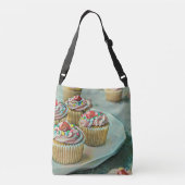 Ice cream cake crossbody tas (Achterkant)
