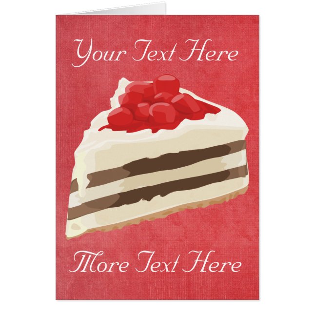 Ice Cream Cake Kaart (Voorkant)