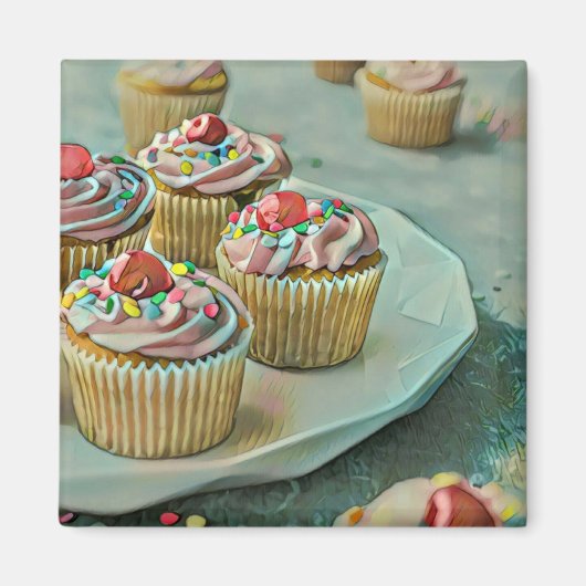 Ice cream cake magneet (Voorkant)