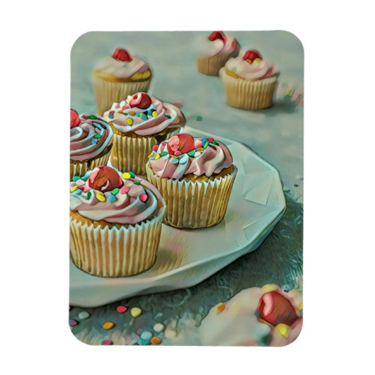 Ice cream cake magneet (Verticaal)