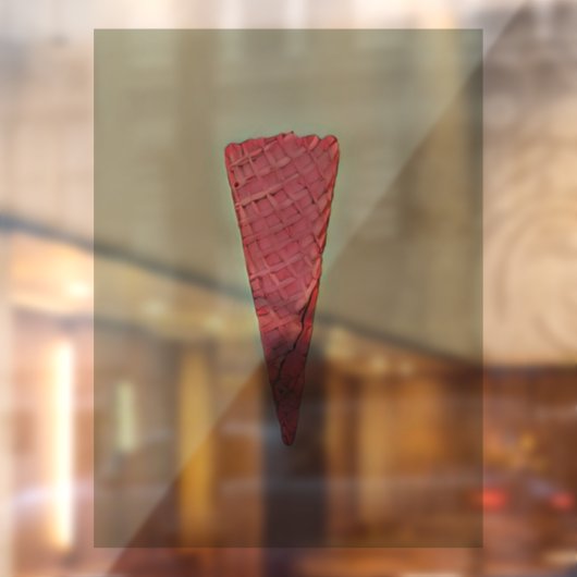 Ice cream cake raamsticker (Vel 2)