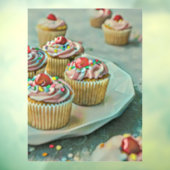 Ice cream cake raamsticker (Vel 3)