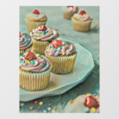 Ice cream cake raamsticker (Vel)