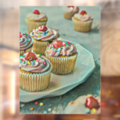 Ice cream cake raamsticker (Vel 2)