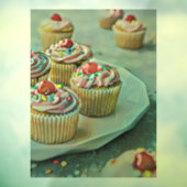 Ice cream cake raamsticker (Vel 3)