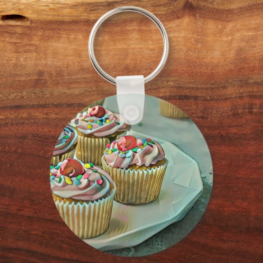 Ice cream cake sleutelhanger (Voorkant)