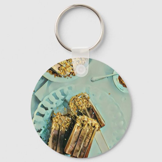 Ice cream cake sleutelhanger (Voorkant)