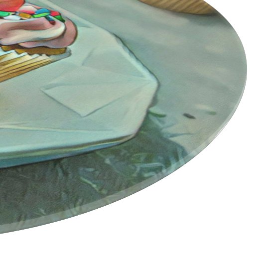 Ice cream cake snijplank (Hoek)