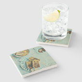 Ice cream cake stenen onderzetter (Zijkant)