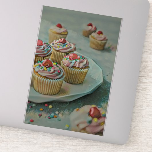 Ice cream cake sticker (Detail)