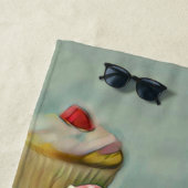 Ice cream cake strandlaken (In situ)