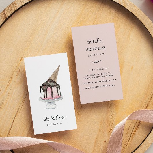 Ice Cream Cake | Verticaal Visitekaartje