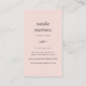 Ice Cream Cake | Verticaal Visitekaartje (Achterkant)