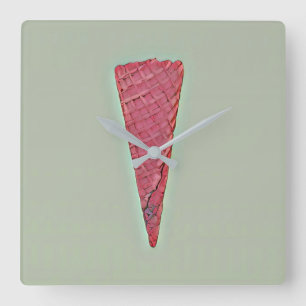 Ice cream cake vierkante klok