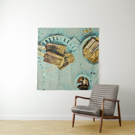 Ice cream cake wandkleed (In Situ (horizontaal))